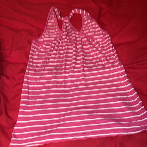 Splendid pink striped Barbie tank top - Picture 3 of 3